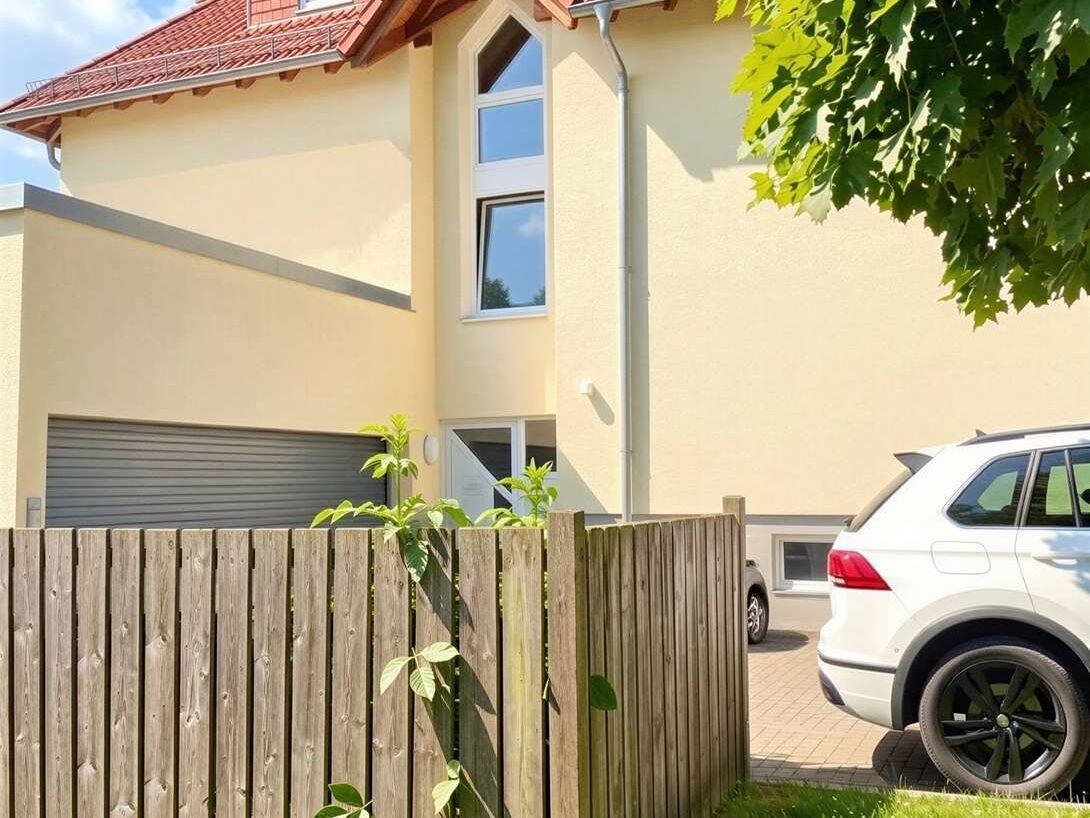 Hausansicht Eingangsbereich