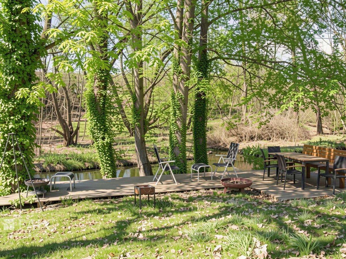 Terrasse am Fluss