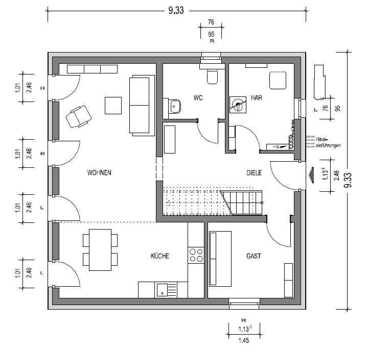 Grundriss Erdgeschoss
