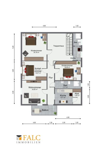 Grundriss 1.Obergeschoss