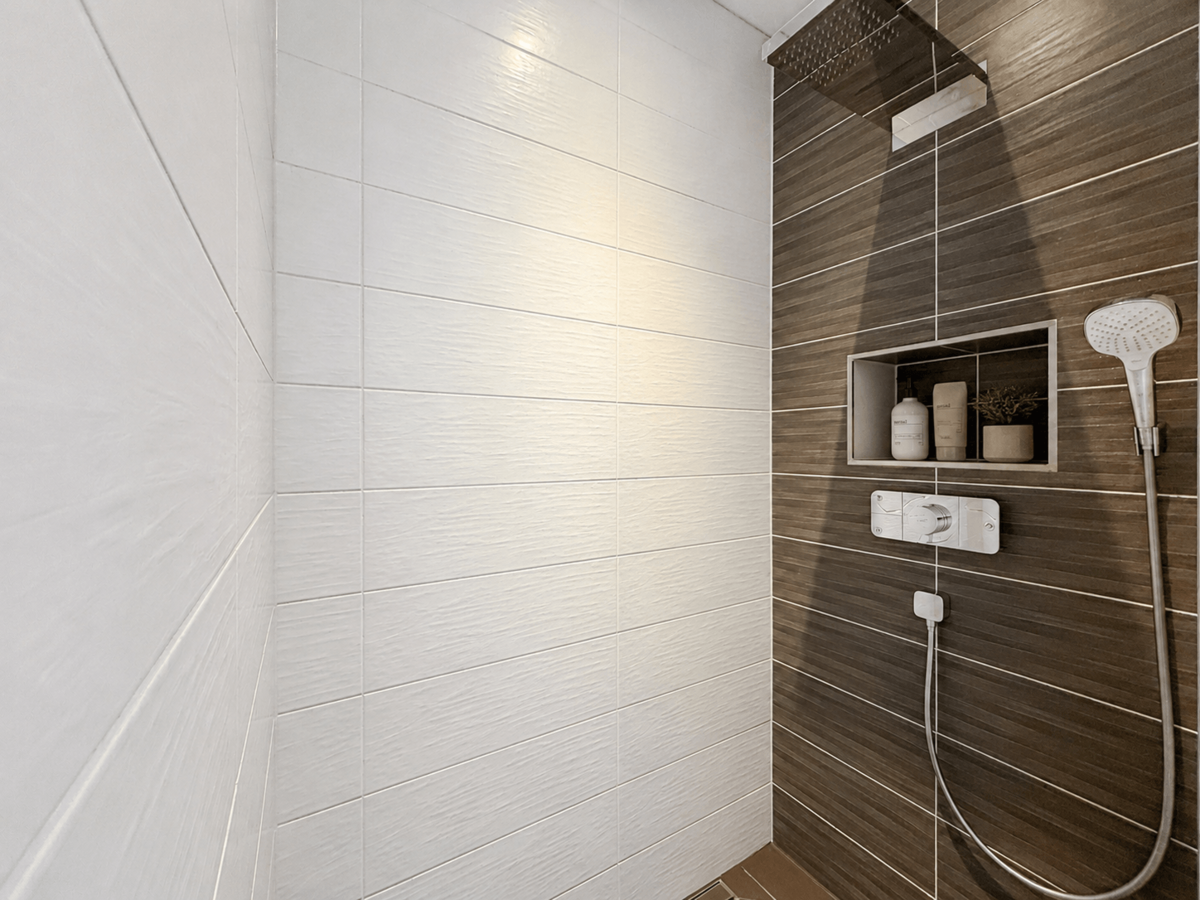 Ebenerdige Dusche