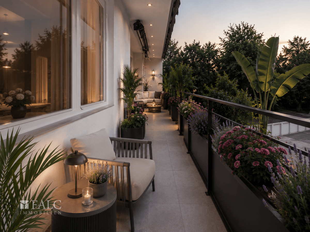 Balkon I KI-generiert