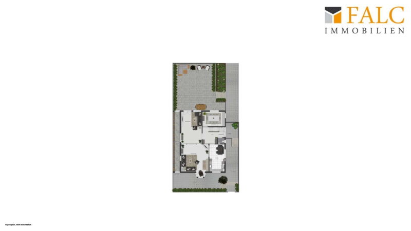 Grundriss EG mit Außenanlage
