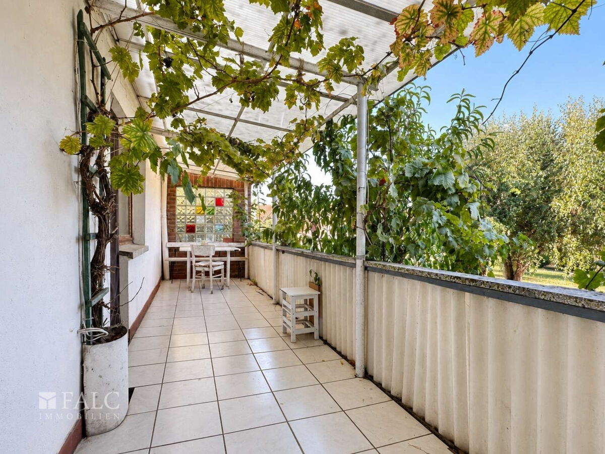 Überdachter Verandabereich