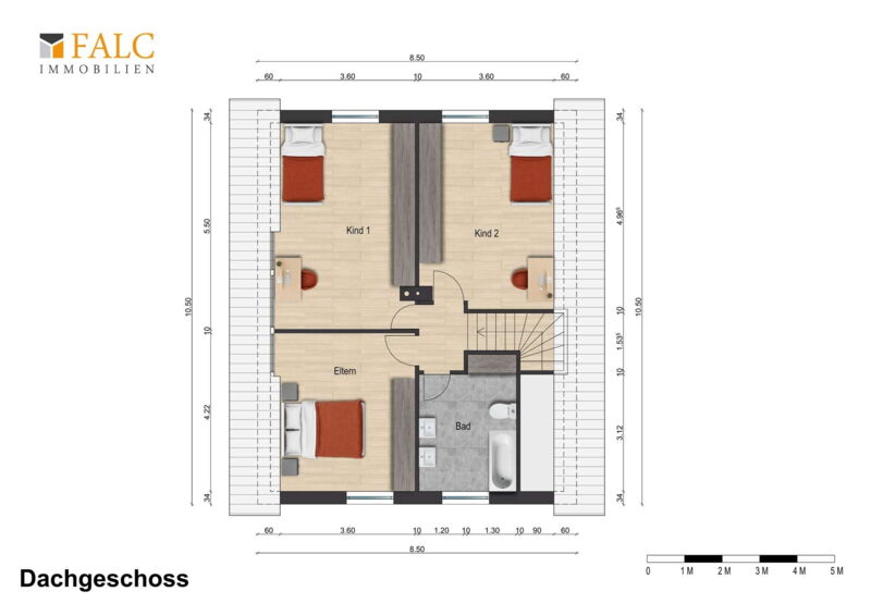 Grundriss Dachgeschoss