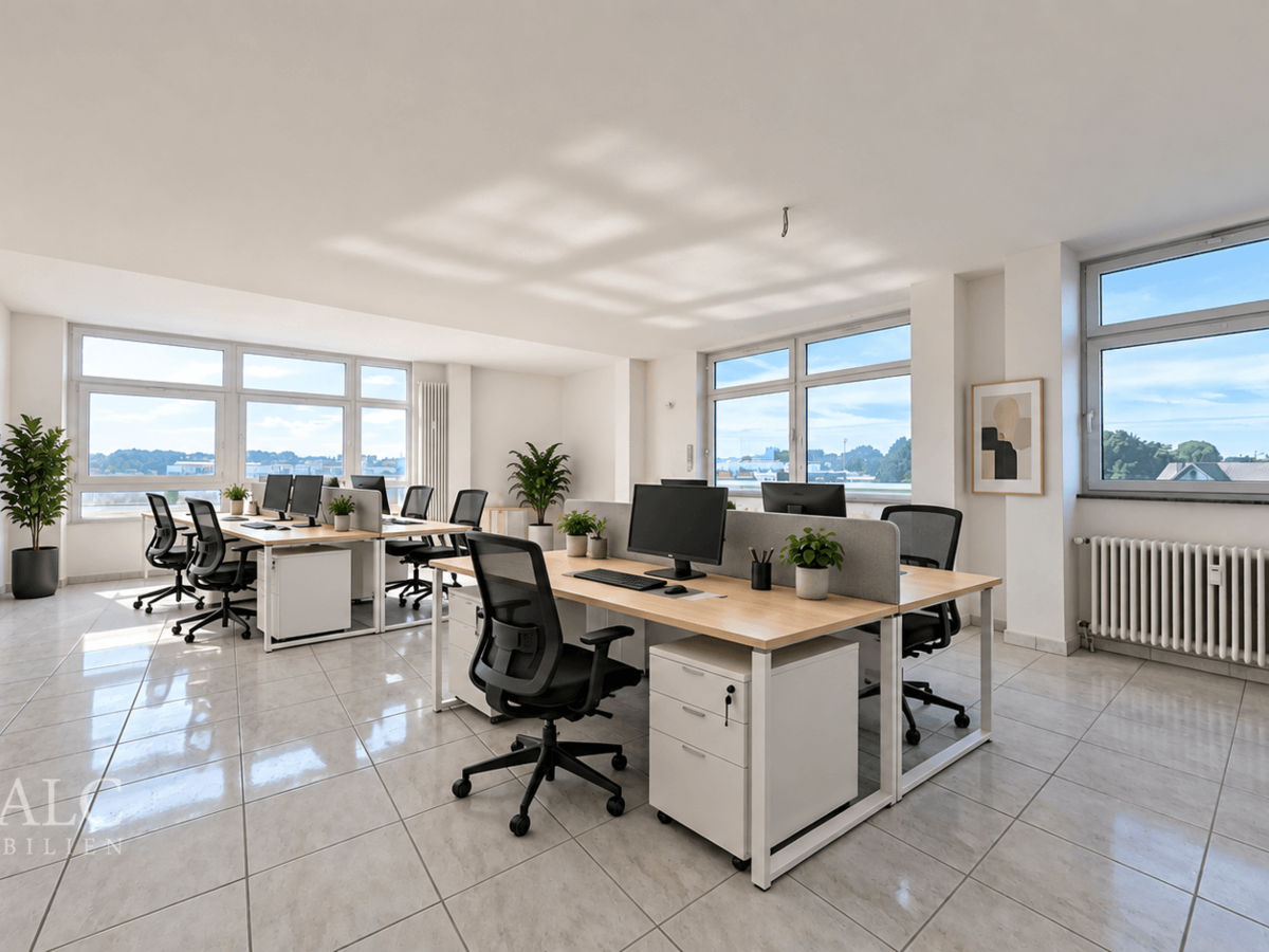 Teambüro mit Weitblick