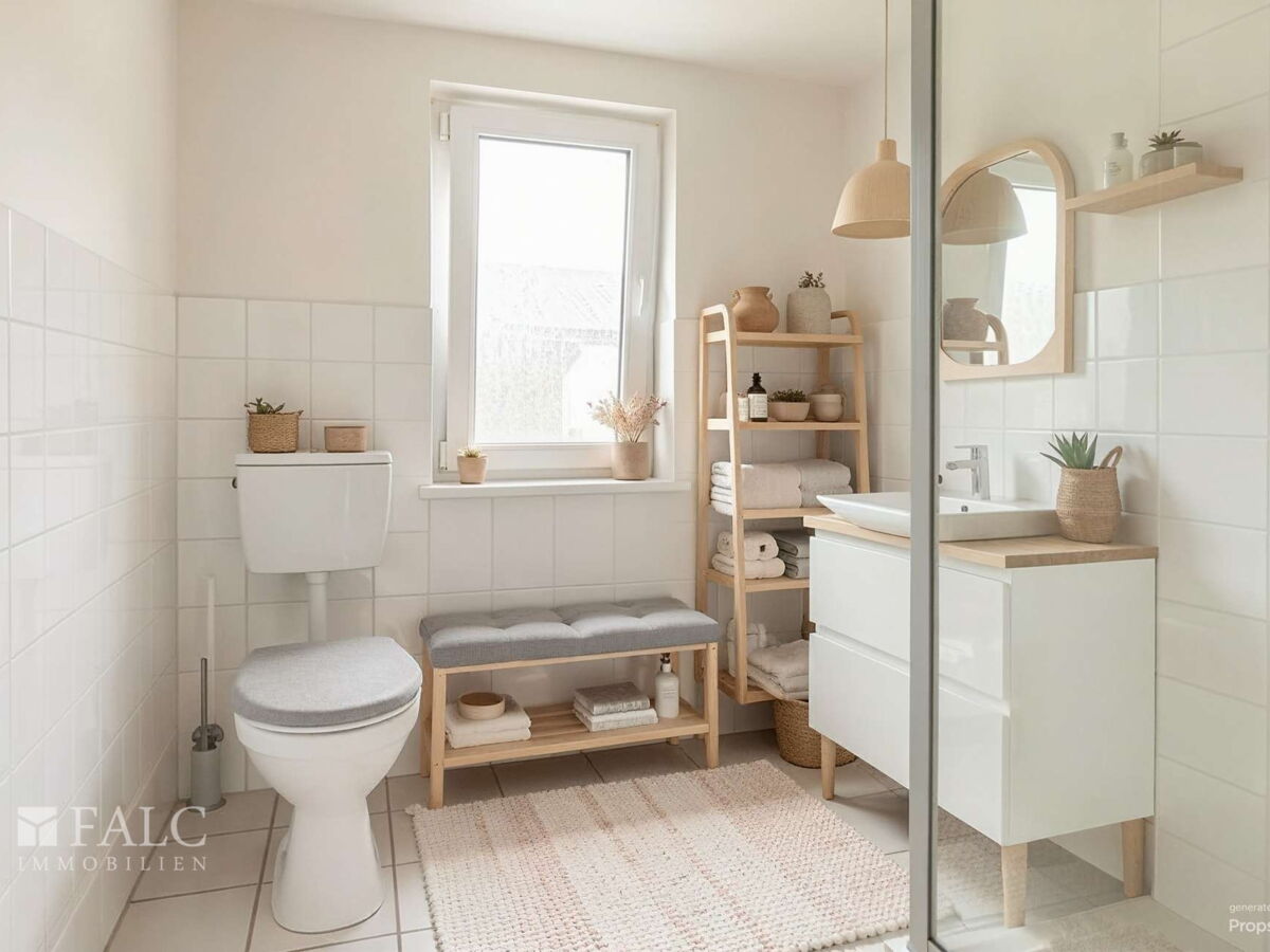 Badezimmer ELW Einrichtungsbeispiel