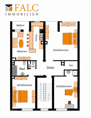 Grundriss 3.OG - (KI generiert)