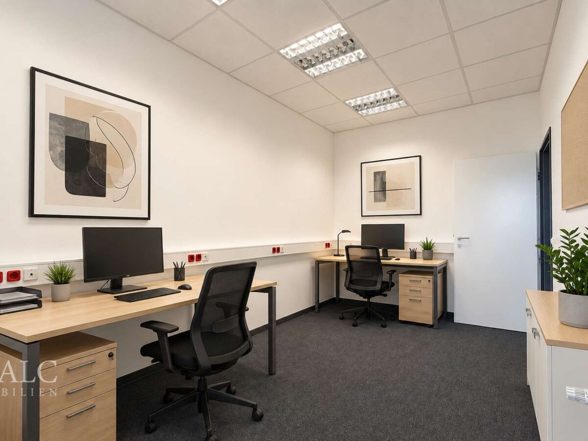 Innenliegendes Büro