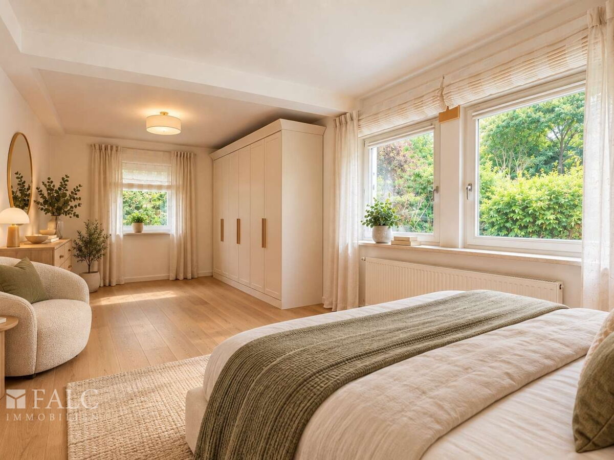 Schlafzimmer (KI-Staging)