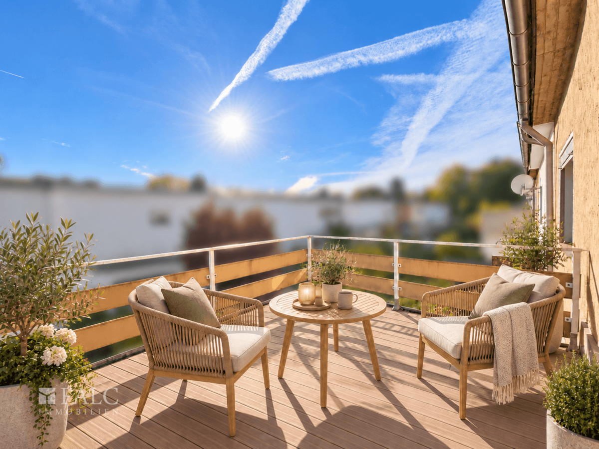Dachterrasse virtualisiert