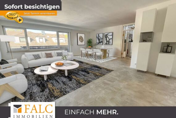 Wohnzimmer virt. möbliert