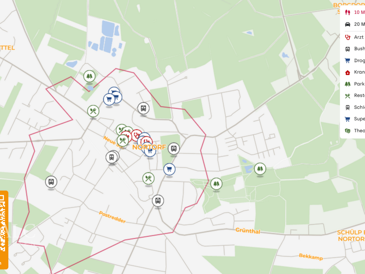 Lageplan (Mikrolage)