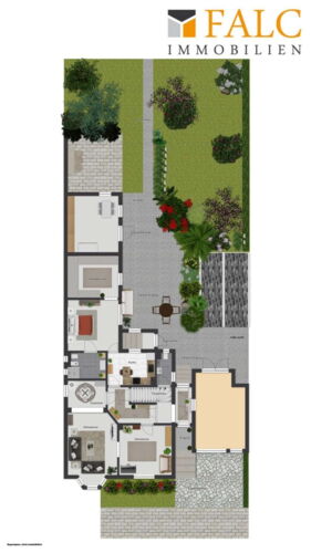 Grundriss mit Aussenbereich 