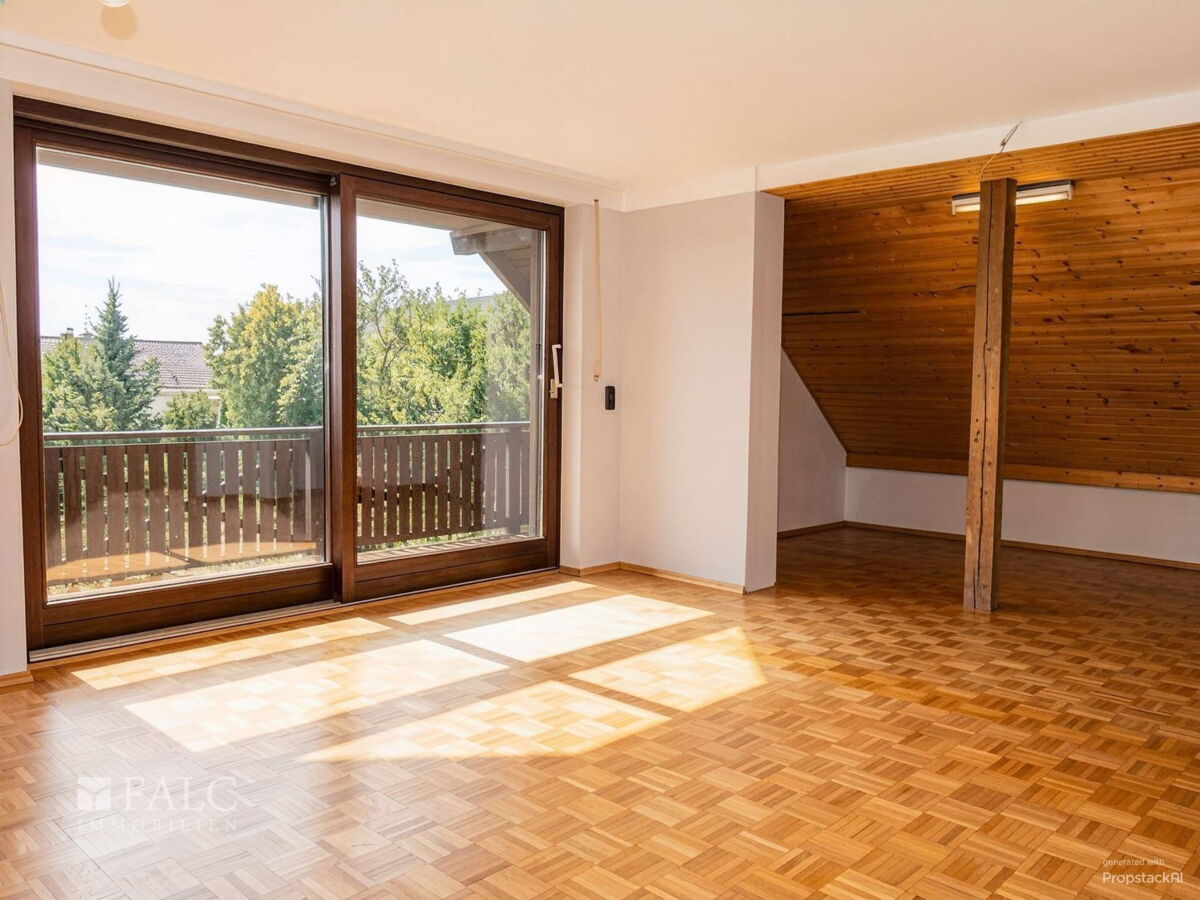 OG: Schlafzimmer 1 von 3, Süd-Loggia-Balkon