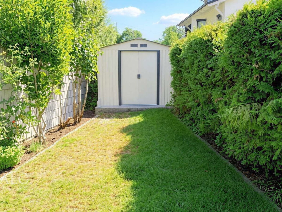 privater Gartenabschnitt
