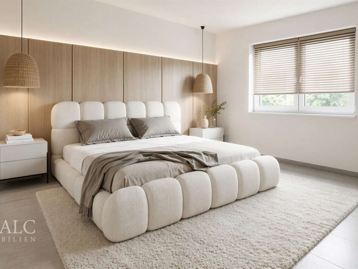 Schlafzimmer Design Idee KI
