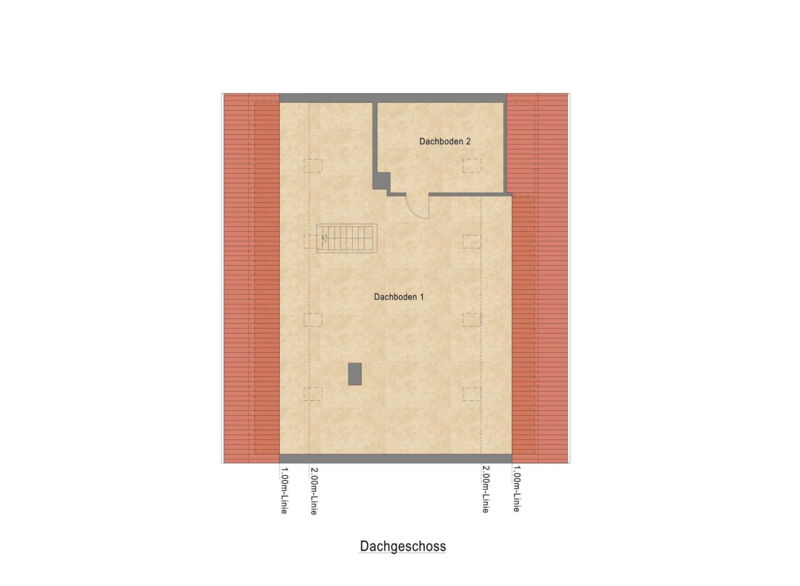 Grundriss Dachboden
