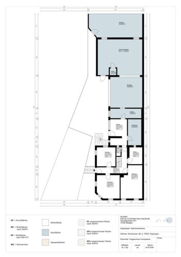 Grundriss Hochpatterre und EG