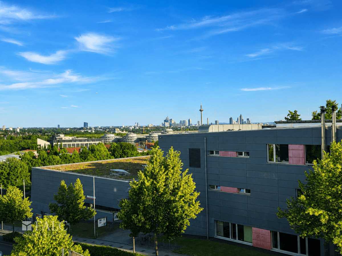 Blick vom Balkon