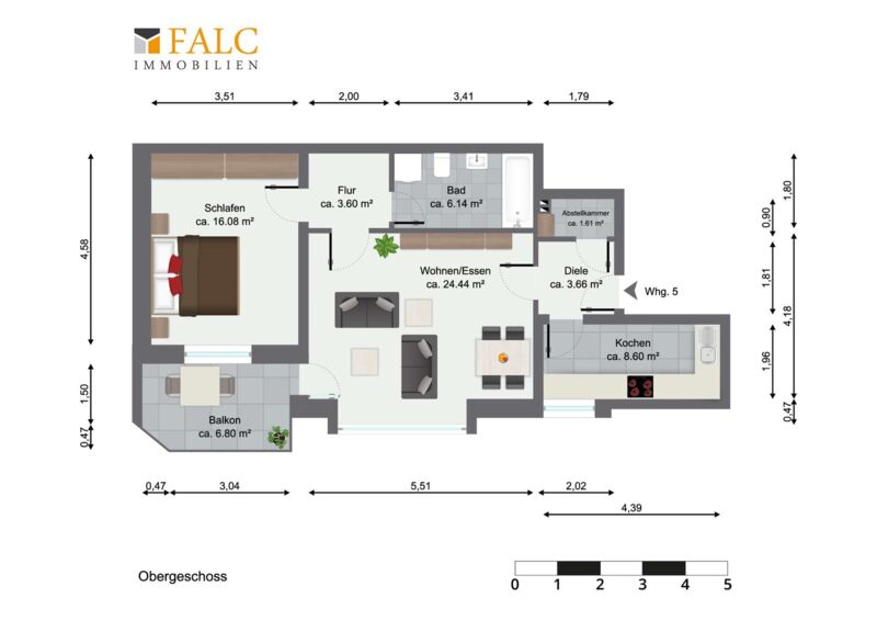 Grundriss Wohnung
