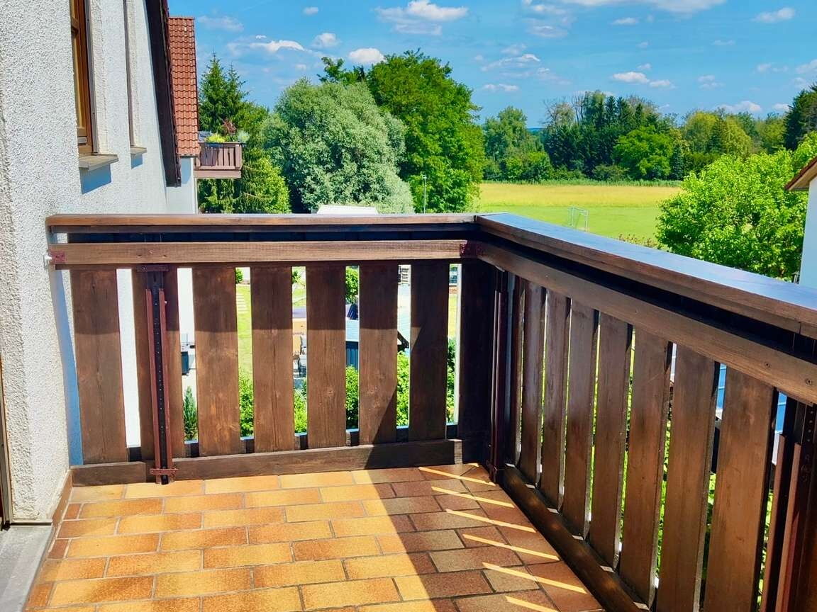 Renovierte Balkon