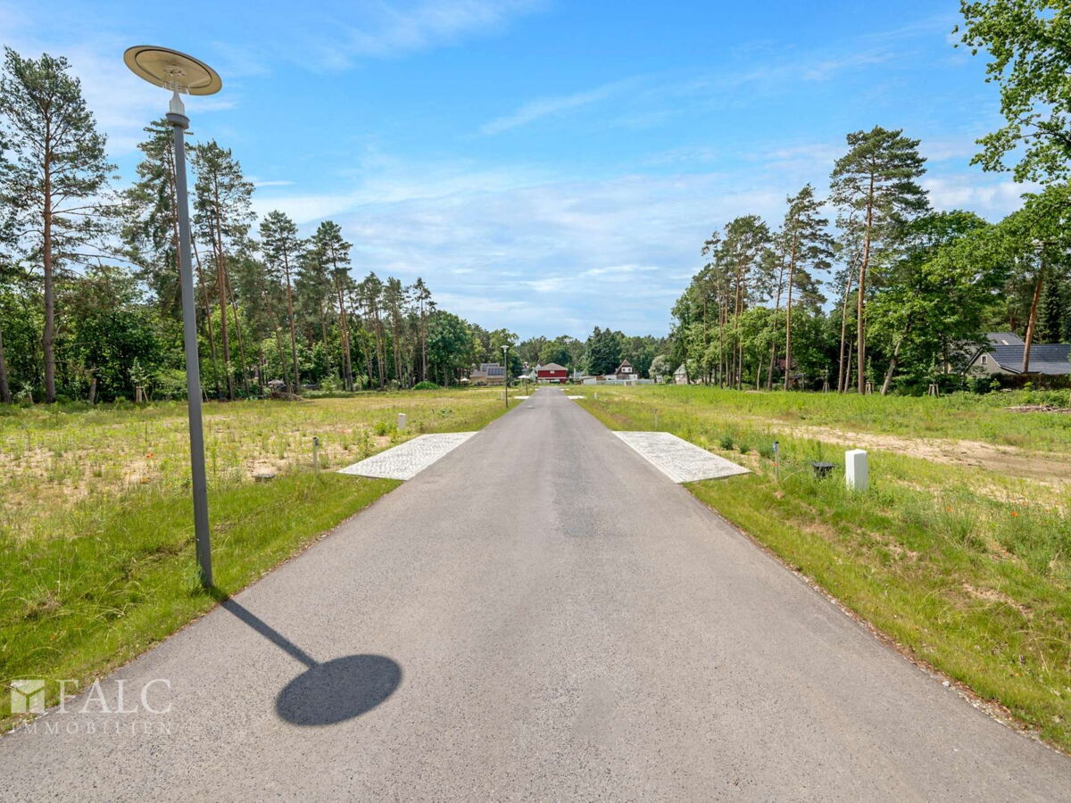 Straße im Wohngebiet