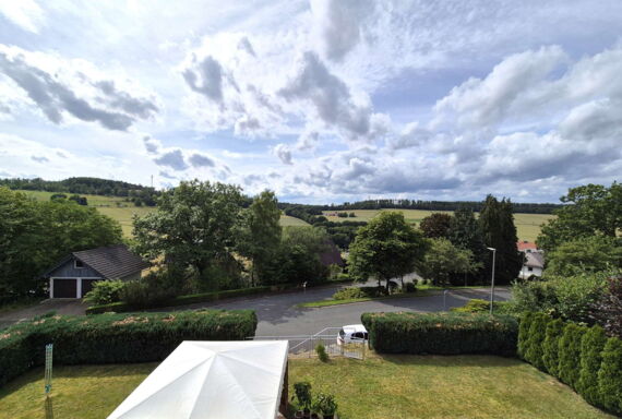 Fernblick vom Balkon