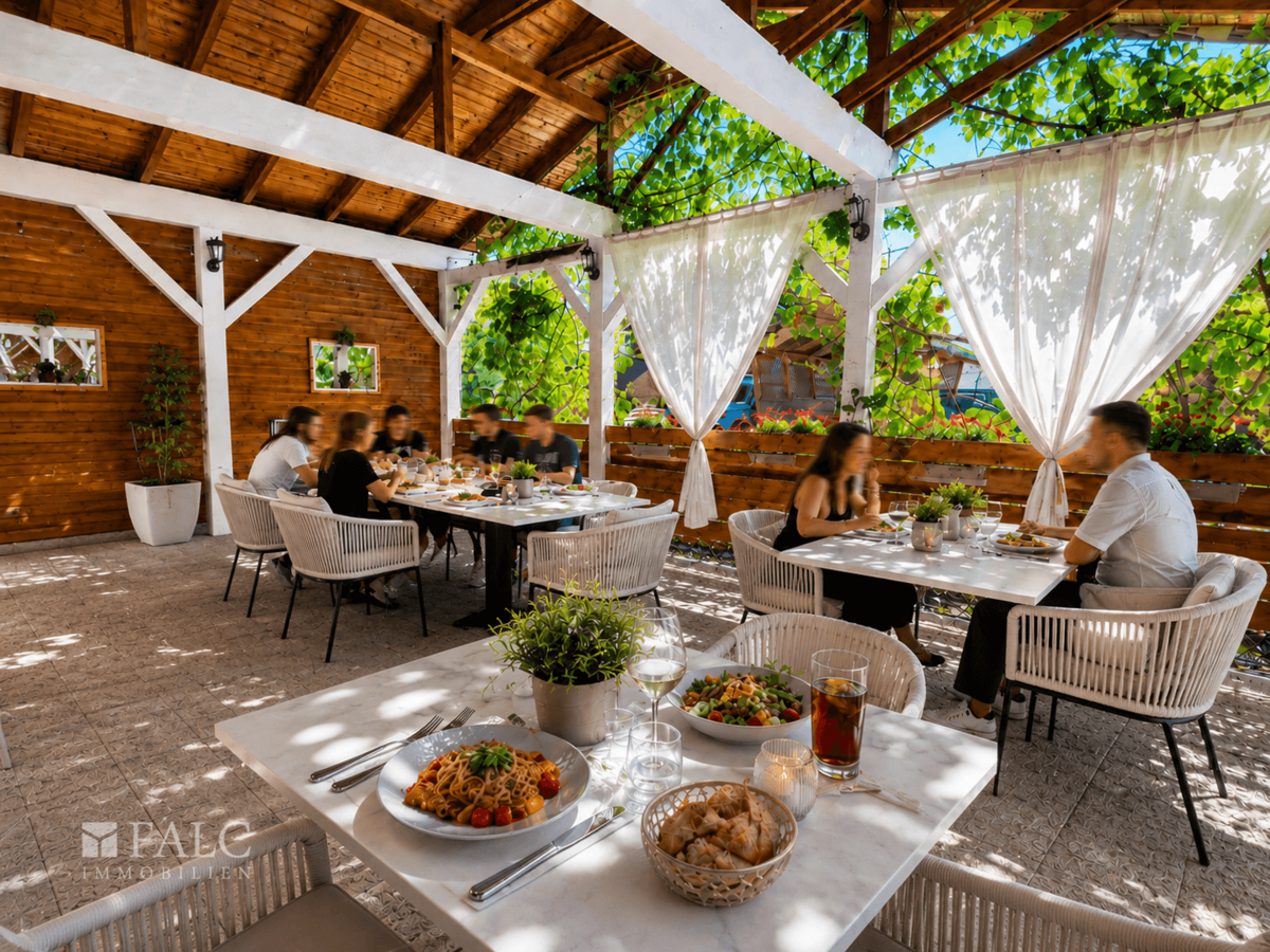 Außenbereich Restaurant