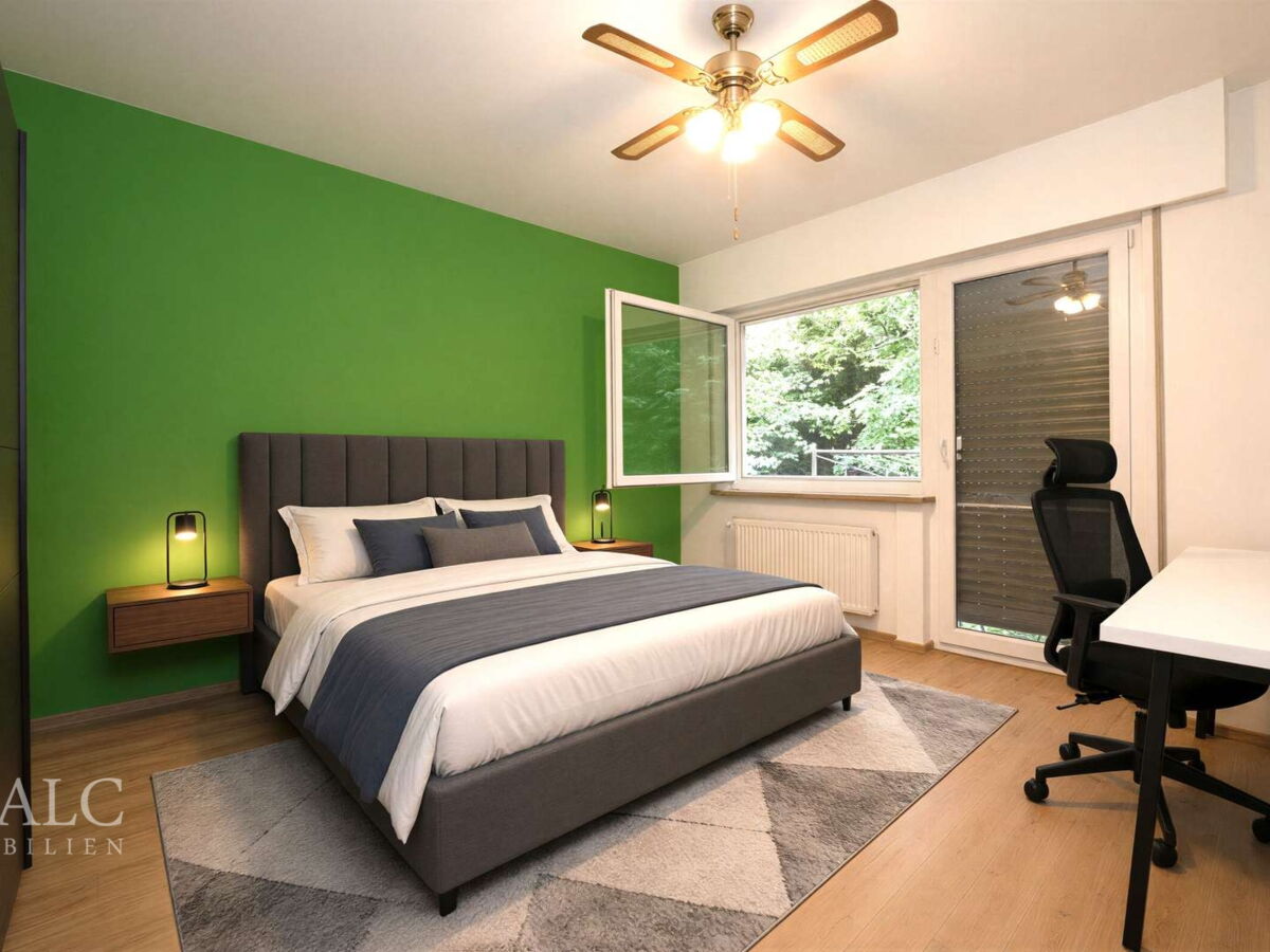 Schlafzimmer - EG links (Vis.)