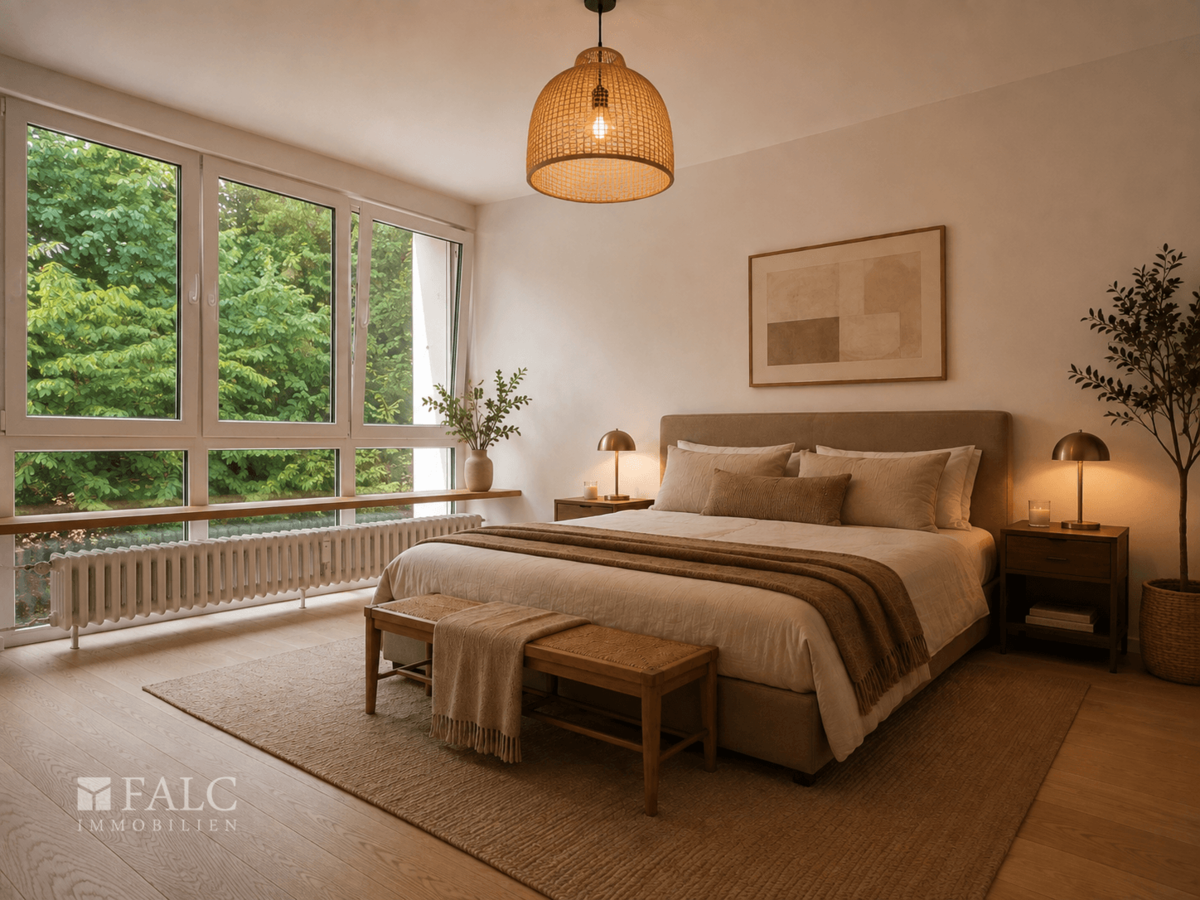 Schlafzimmer (Digital möbliert)