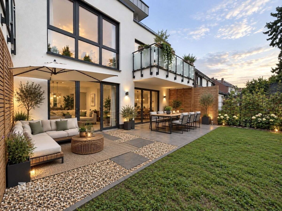 Terrasse KI Home Staging