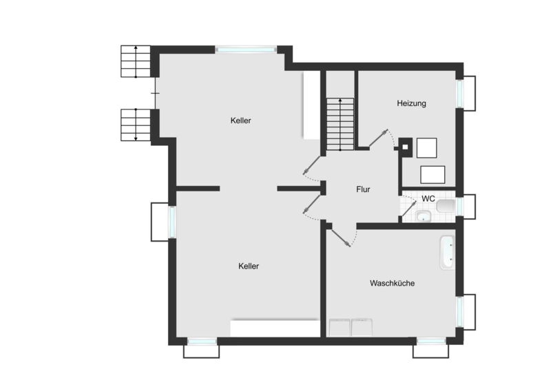 Grundriss Keller