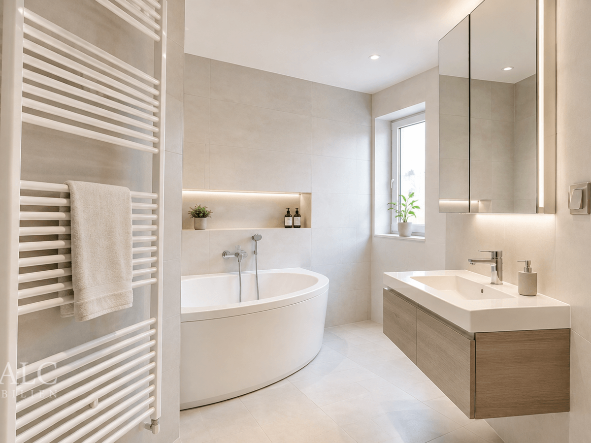 Badezimmer virtualisiert