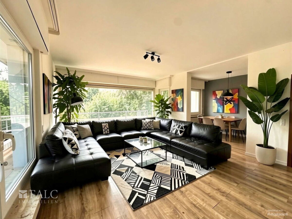 Wohn-Esszimmer - gestaged