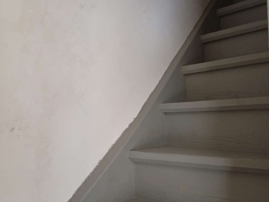 Treppe zum Dachgeschoss