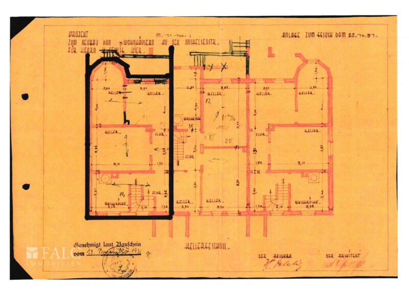 Grundriss Keller