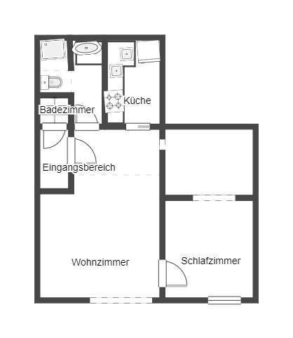 Grundriss 1. Obergeschoss