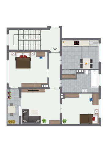 Grundriss Wohnung