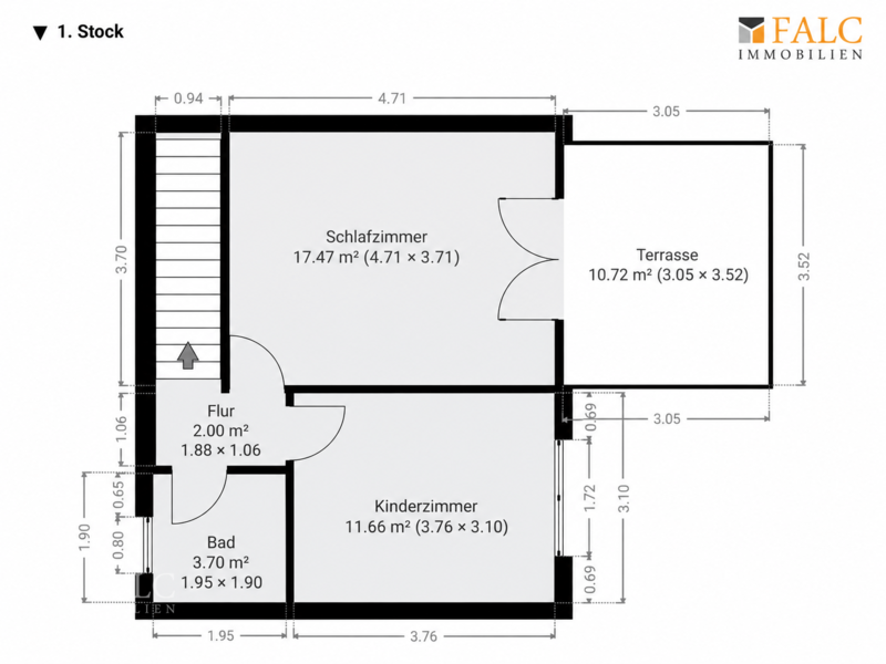 Grundriss Obergeschoss