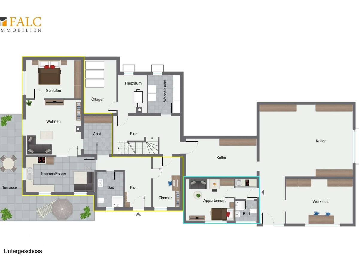 Grundriss Untergeschoss