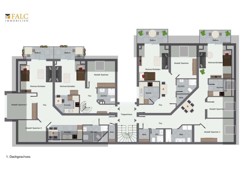 Grundriss Wohnhaus Dachgeschoss
