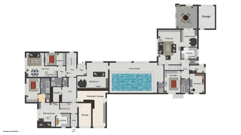 EG Haus 1 / Haus 2