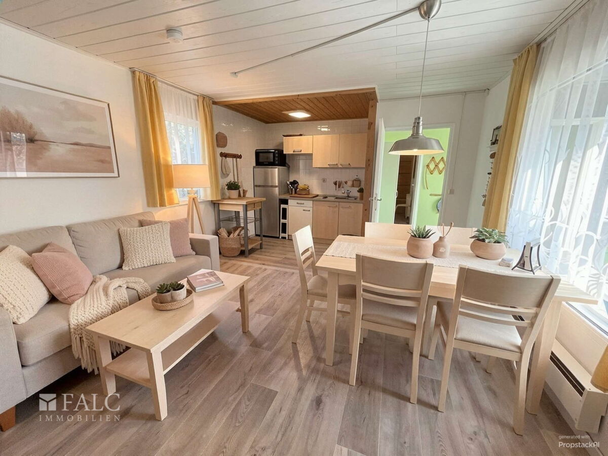 Wohnzimmer - Wohnzimmer, Skandinavisch - (KI generiert)