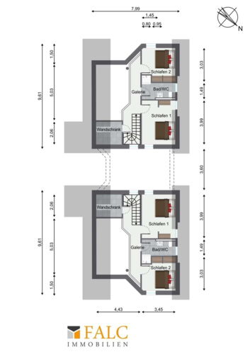 Grundriss Dachgeschoss