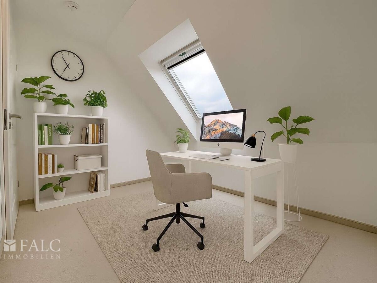 Büro gestaged 