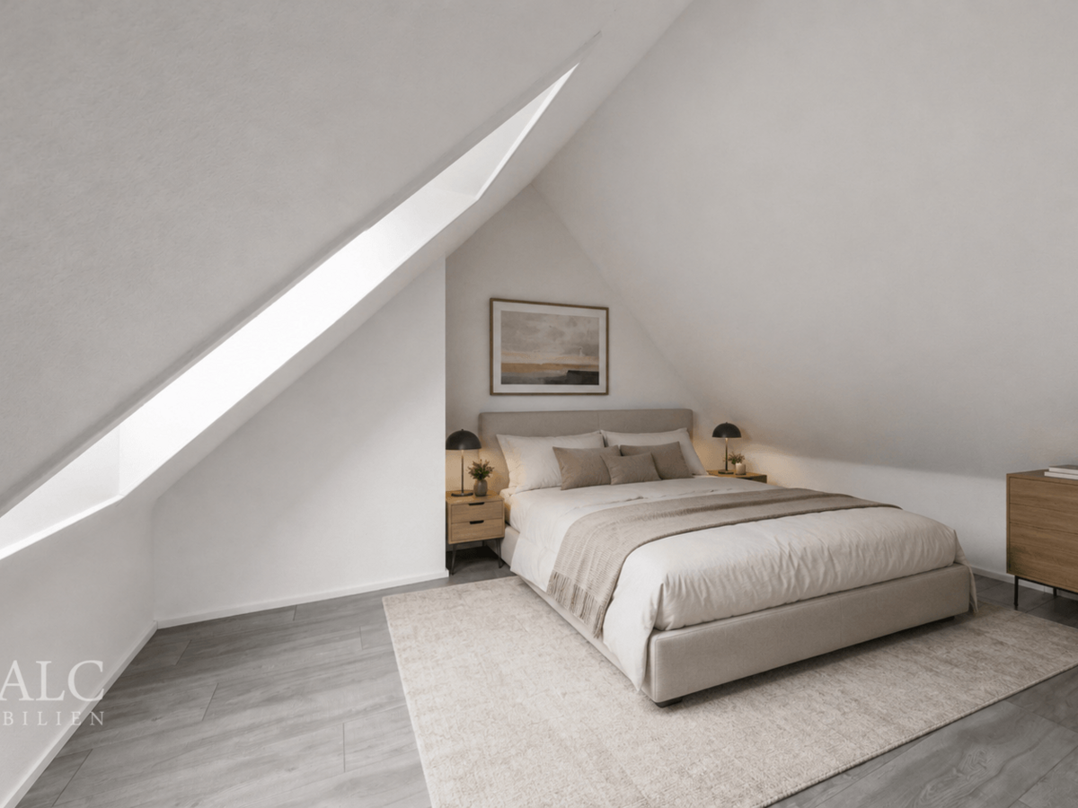 Schlafzimmer visualisiert 