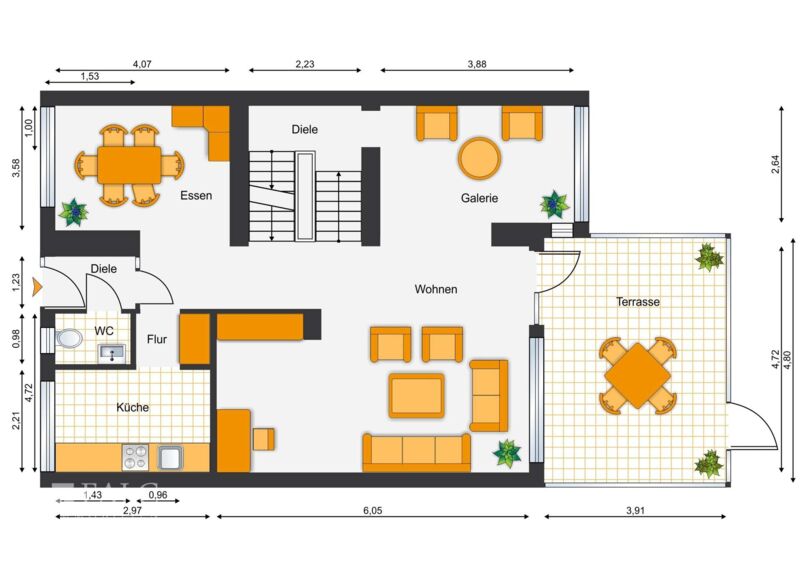 Grundriss EG,ZG