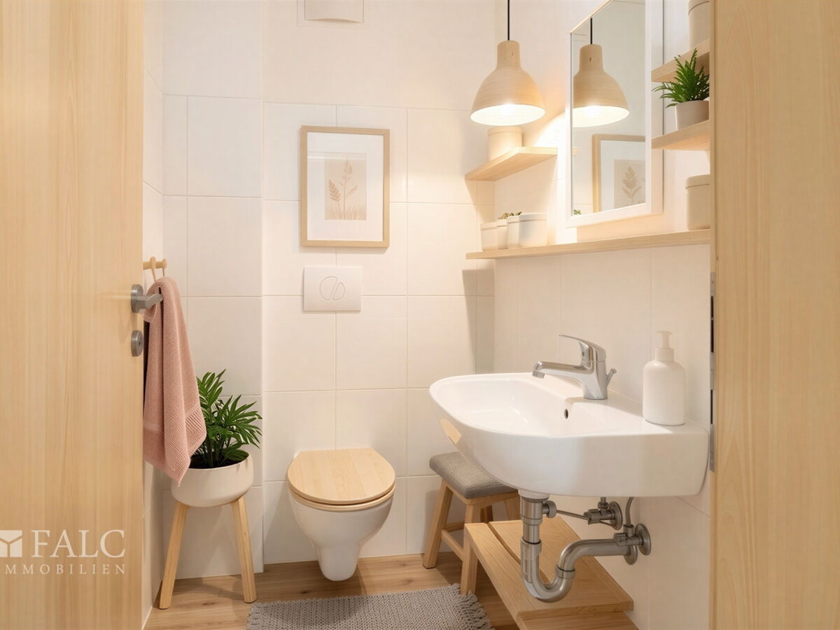 Gäste WC Whg. 2e - (KI generiert)