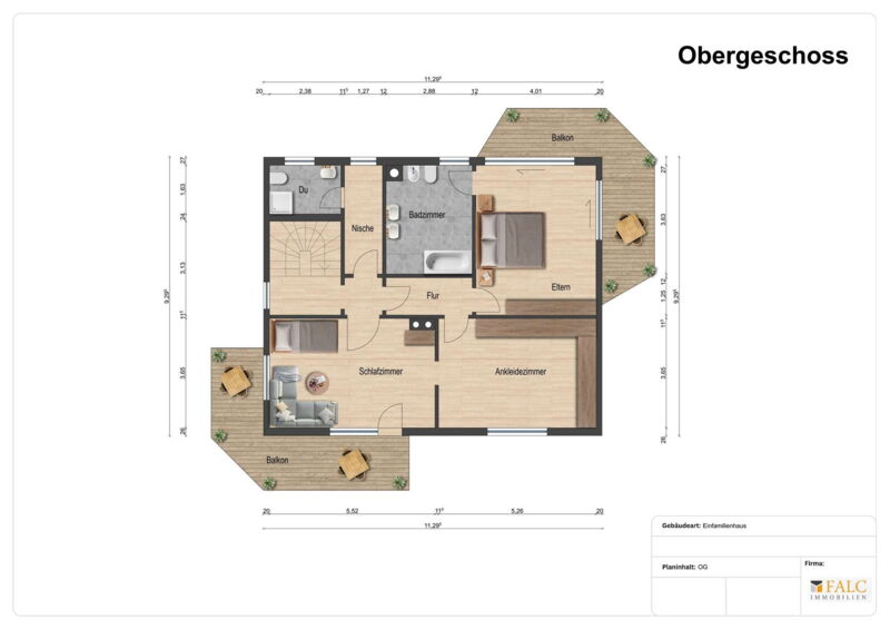 Obergeschoss aktuell